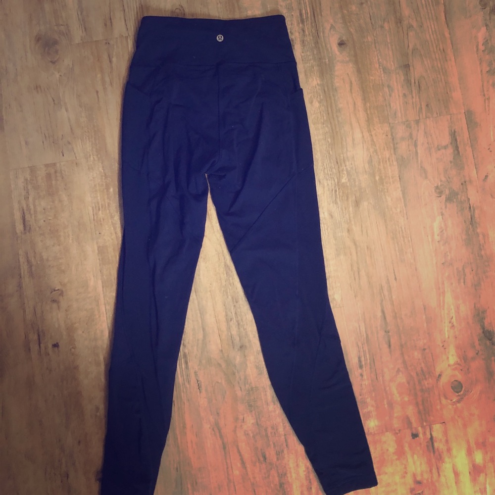 Lululemon high waist leggings with pockets